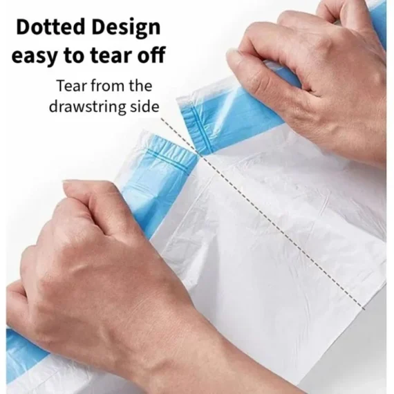 【Just $0.65】BIG roll Plastic Trash bag 100 pcs thicker bag